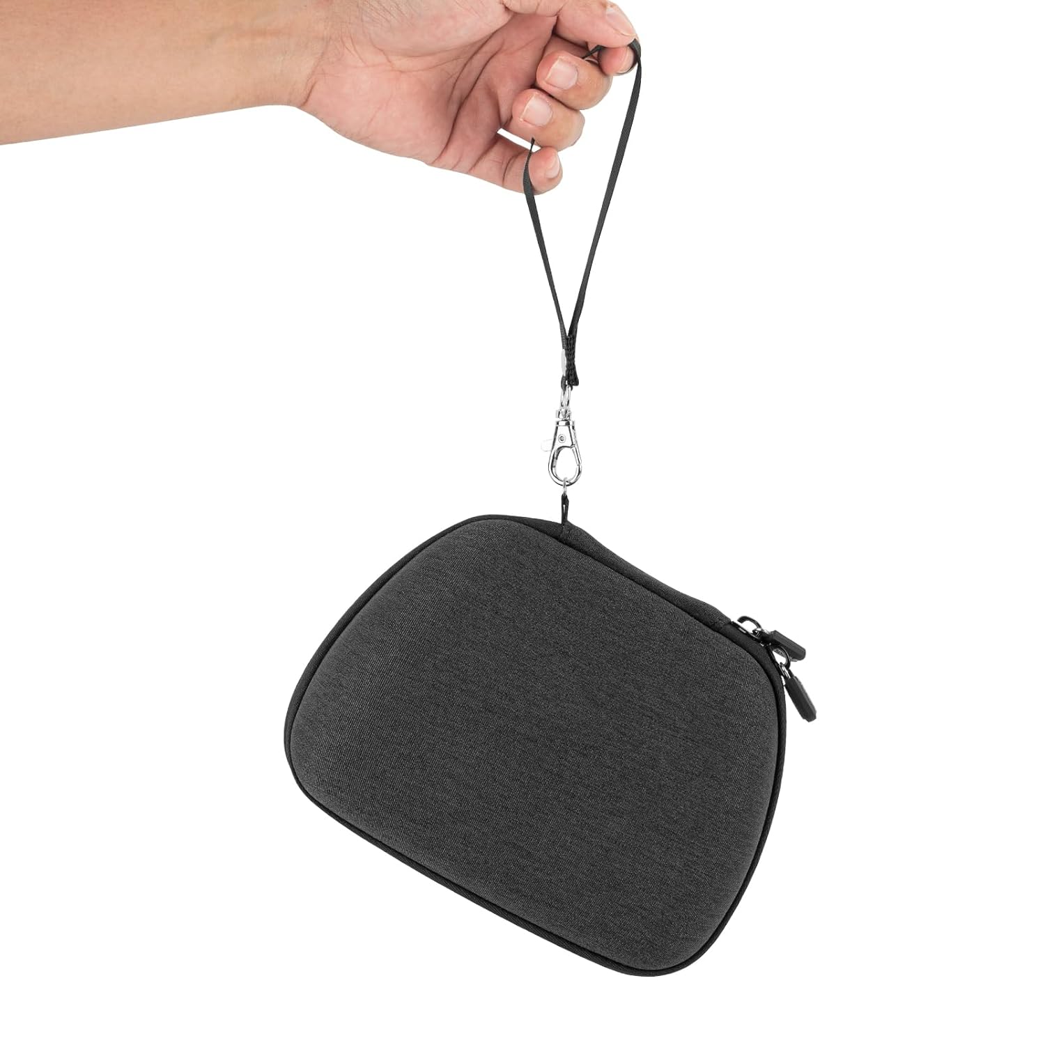 GEEKRIA Travel Case Compatible with Sony PlayStation 5 Dual Sense Wireless Controller, Hard Shell Carrying Bag, Protective Storage with Internal Mesh Pocket (Dark Gray) - Image 5