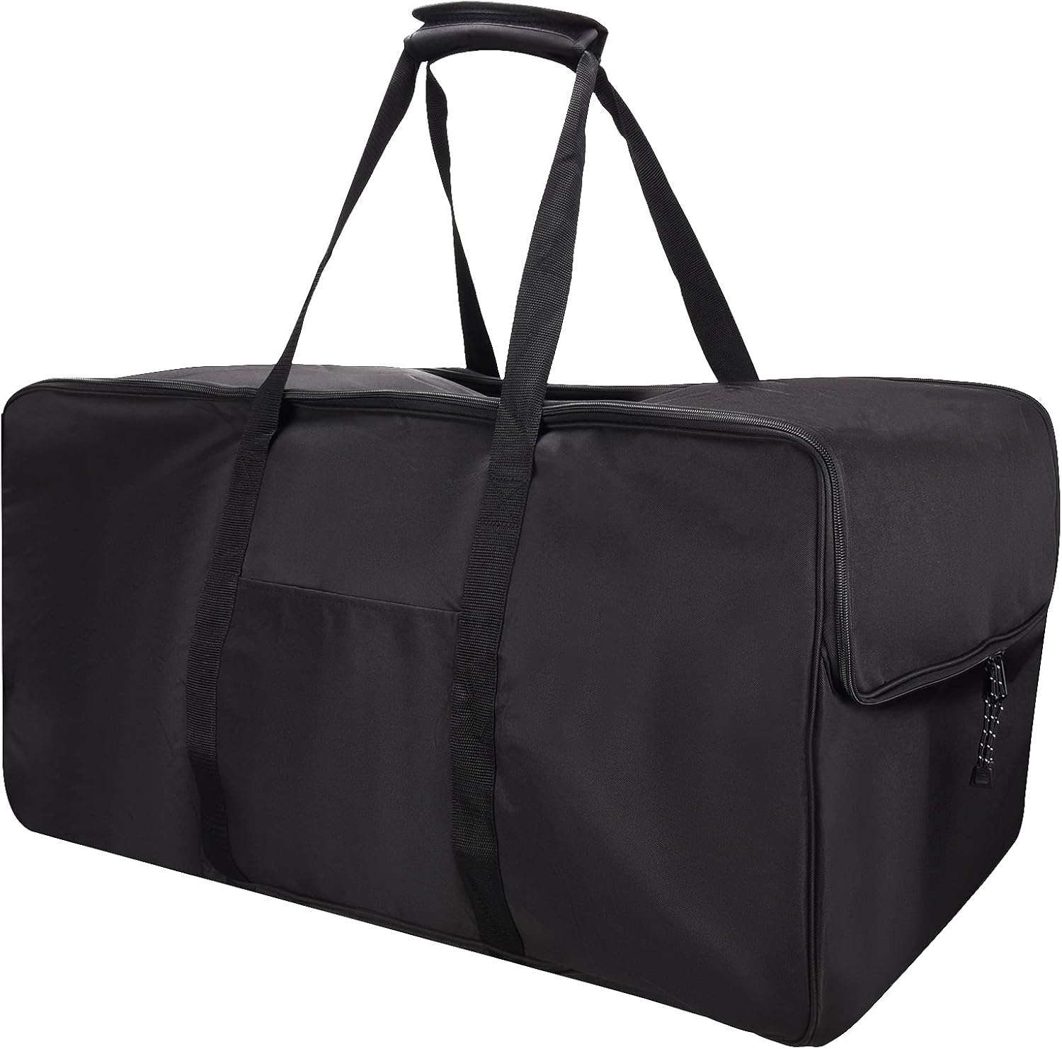 Golf Push Cart Bag 3 Wheel Folding Carry Bag for Push Carts Cover Protector Black Extra-Large Capacity Cover Collapsible