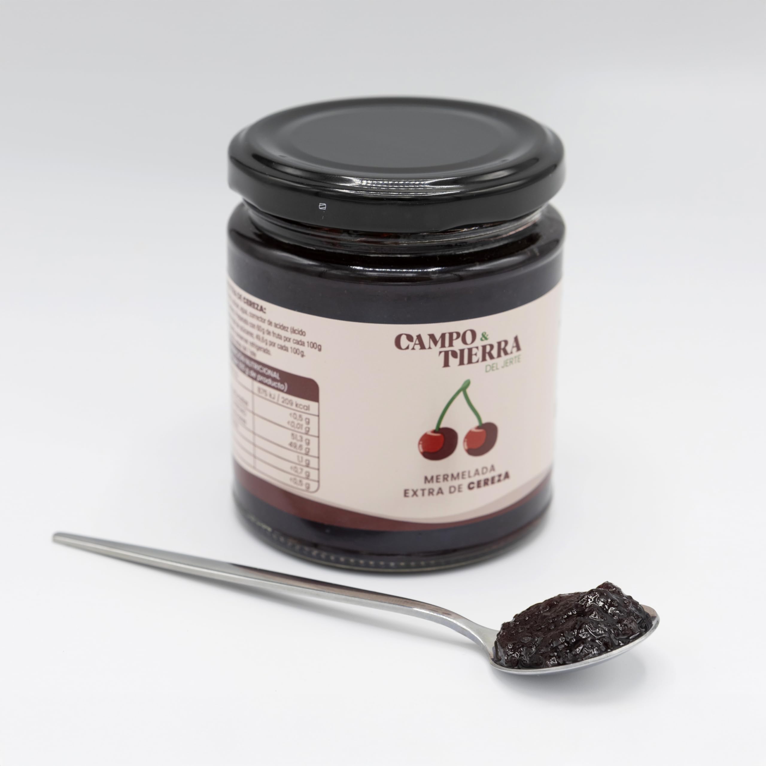 Campo y Tierra - Mermelada de Cereza con Frutas de Temporada - Pack 20 unidades