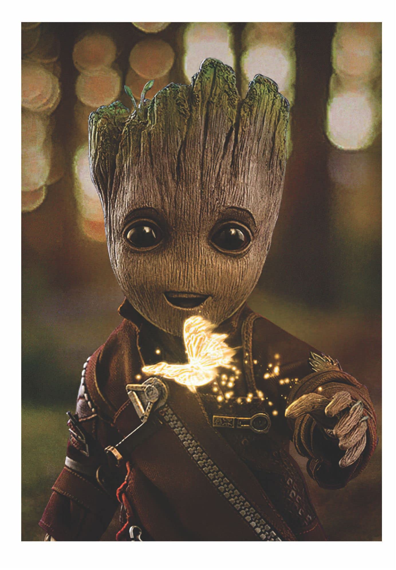 Baby Groot Multicolor Wall Posters 18x12-image-37