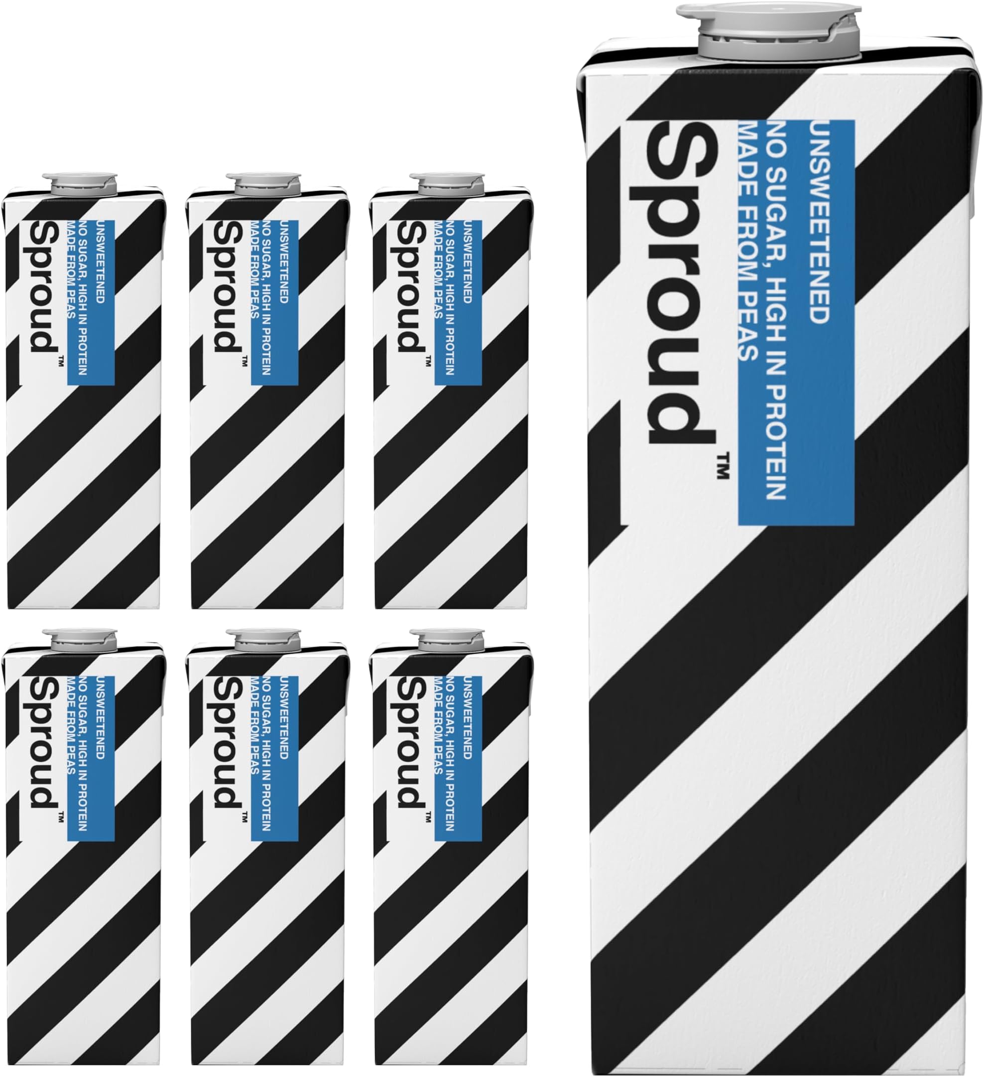 – Plant-Based Milk, Zero Sugar, Low Carb, High Protein, Long Life, Powered by Peas, Perfect for Keto and Low Calorie Diets (Unsweetened) (6 x 1L)