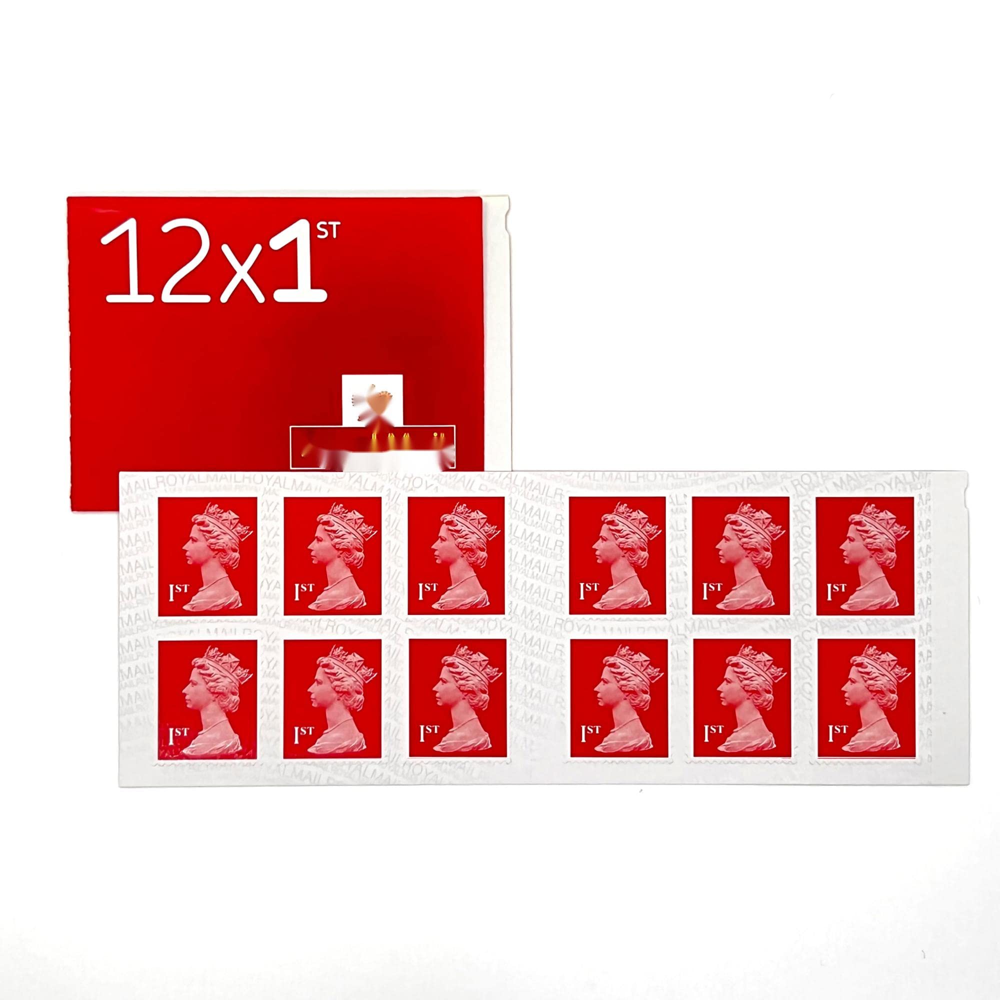 Buy 12x 1st Class Standard Self Adhesive Sheet Post Office Stamps (12 x
