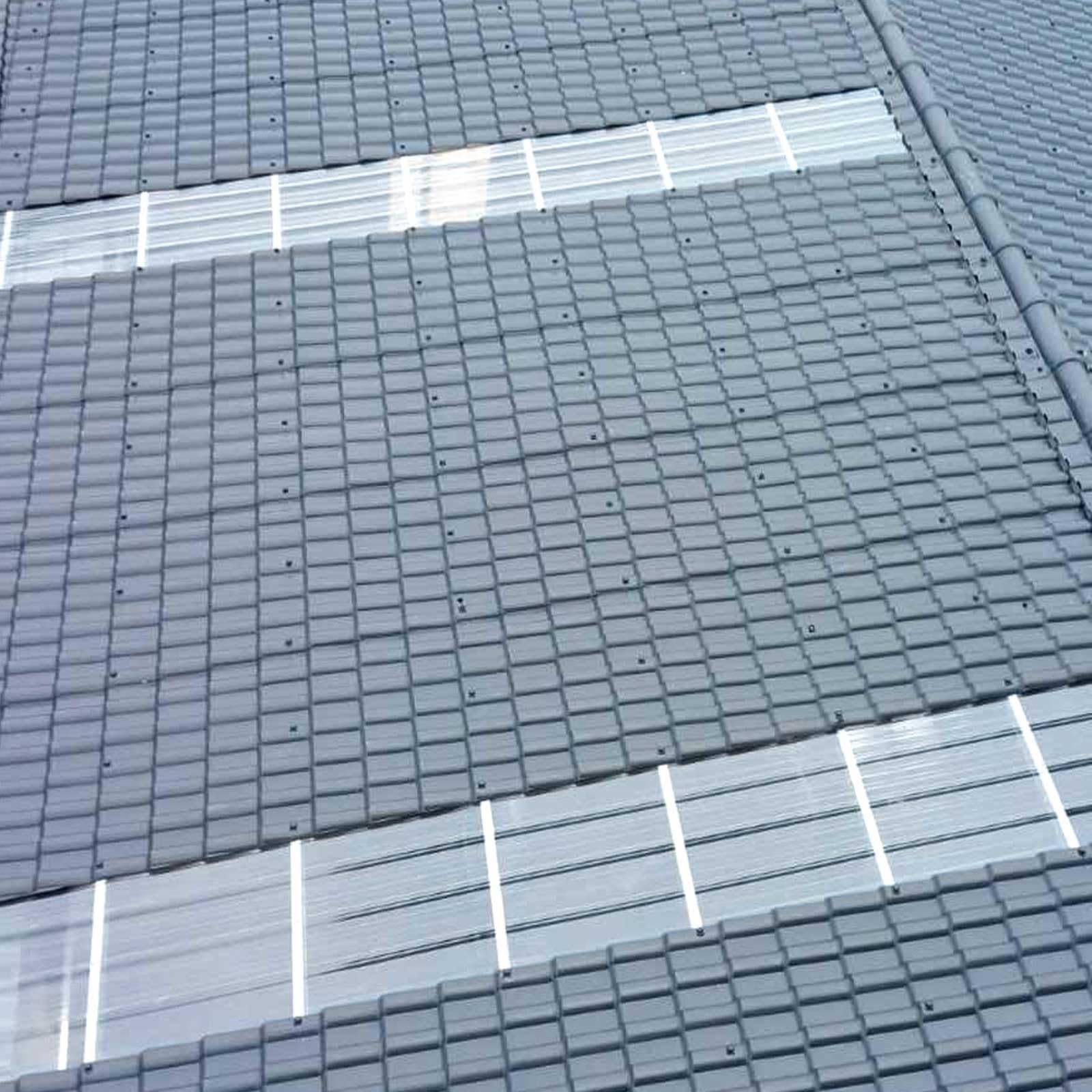 2x Placa Ondulada, Panel para Tejado Transparente, 1,50 mm Chapa Tejado Exterior, Placa de Iluminación Natural, Hojas de Techo Corrugado, Impermeable(35x71in/90x180cm)