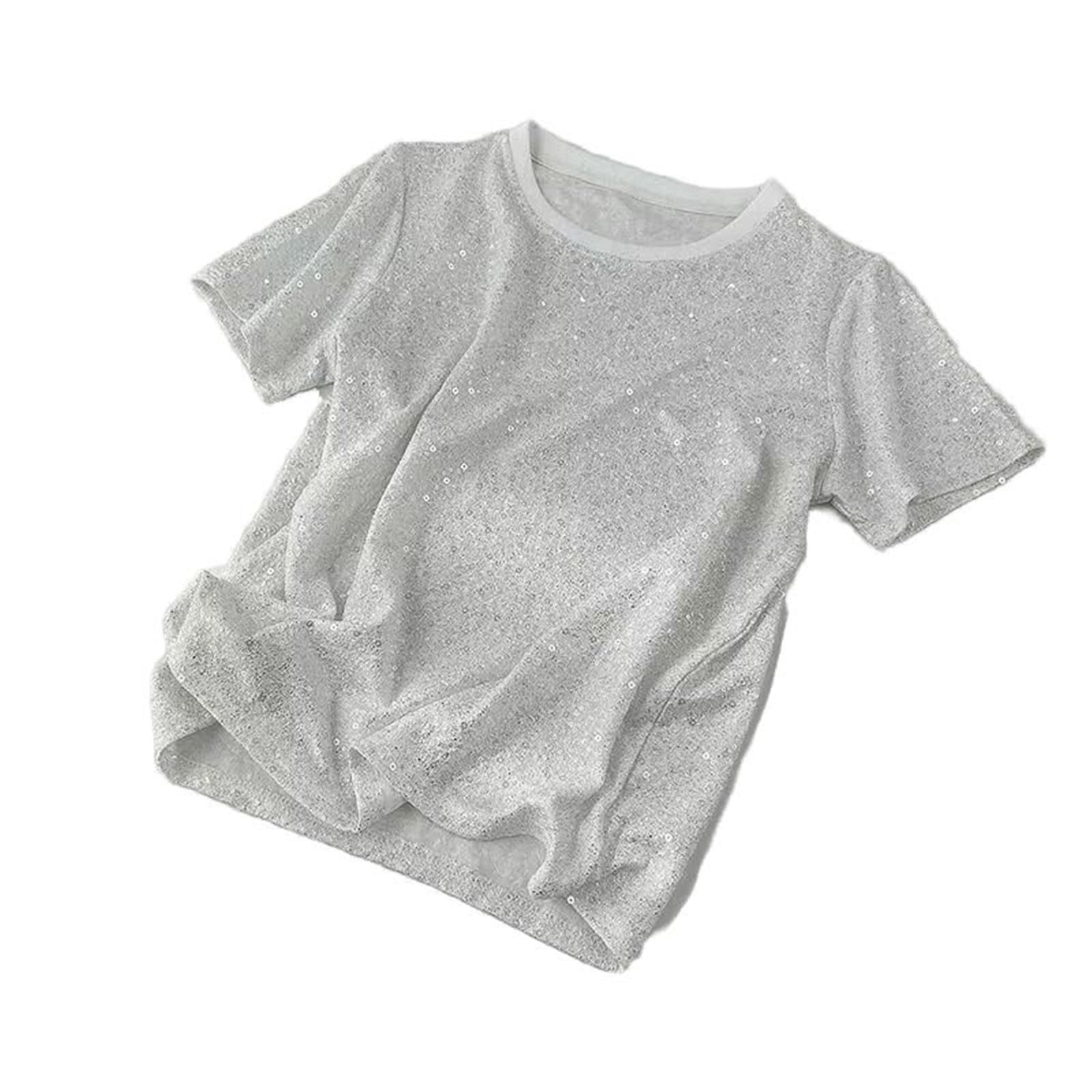 MORISTE Maglietta Uomo Riflettente Scollo Tondo, Manica Corta Performance Top