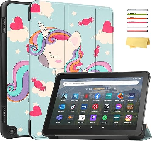 Miniatura 16 de Funda para tablet Yaxa Kindle Fire Max 11 de 13ª generación (versión 2023) de 11 pulgadas con soporte [encendido y apagado automático] Funda