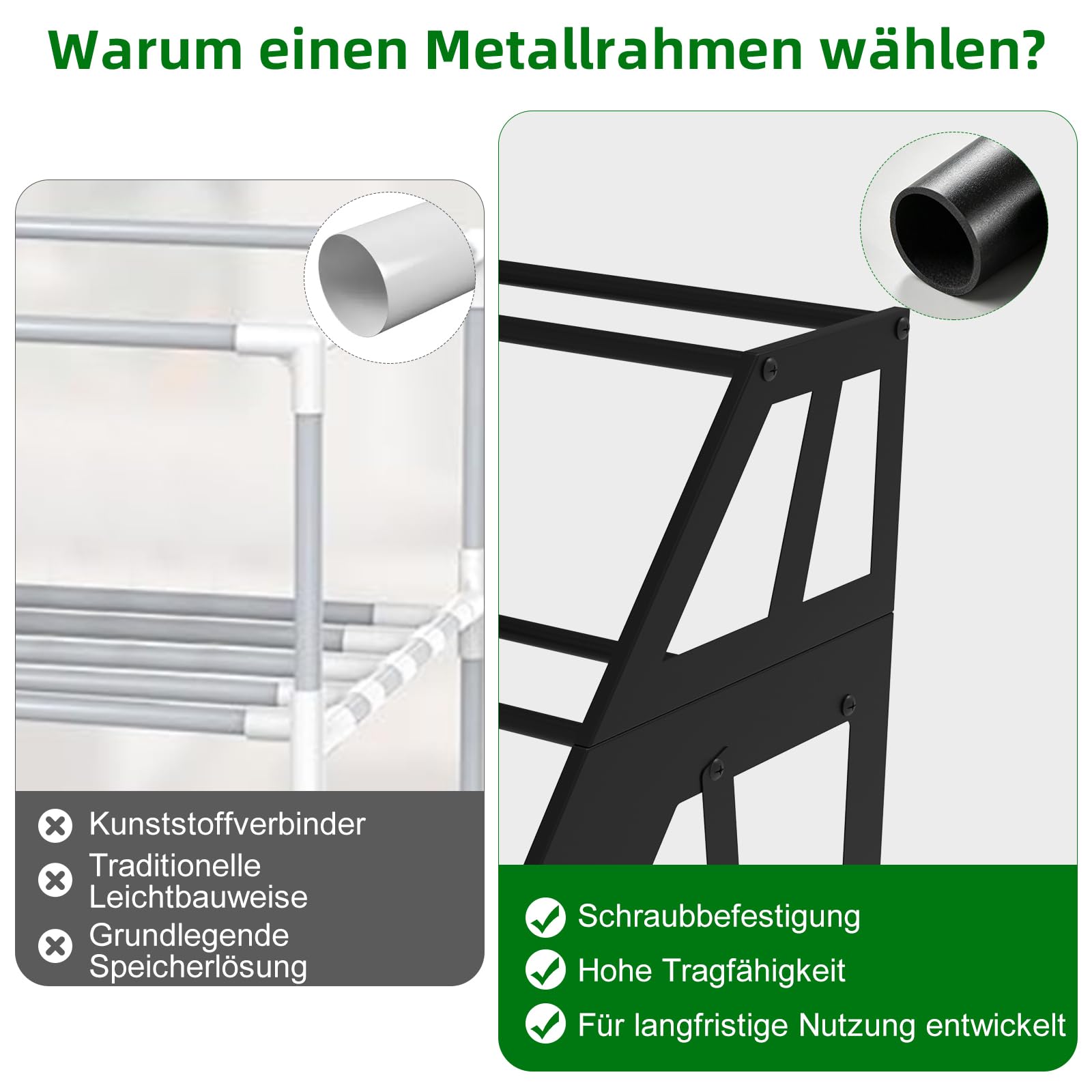 3D Drucker Filament Aufbewahrungsbox für 18 Rollen – Metall Filament Regal mit trapezförmigem Design, Staub- und Feuchtigkeitsschutz mit Trockenmittel für Zuhause, Büro und Studio