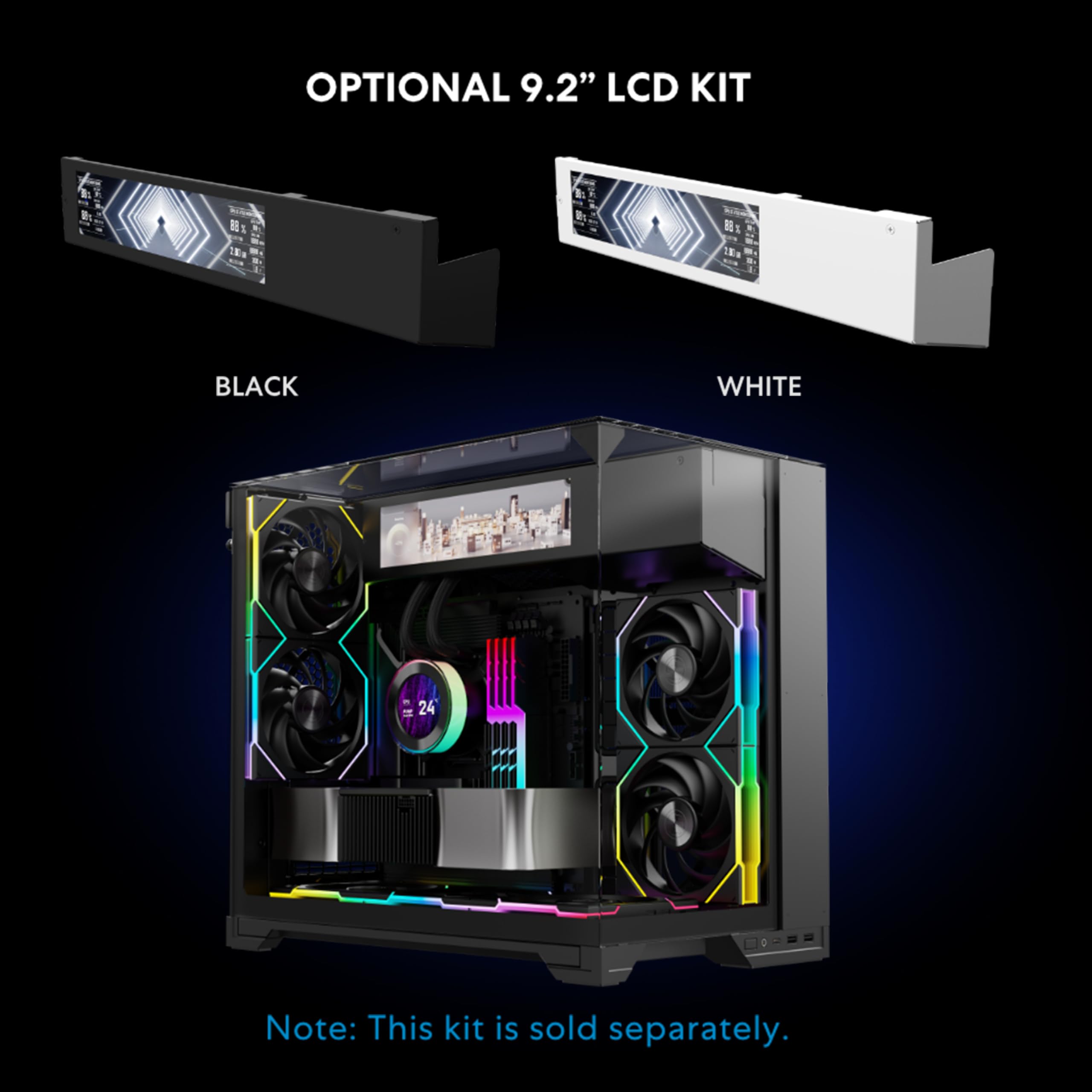 Amazon.co.jp: Lian Li O11 Vision-M mATX PCケース、1 x 140mmファン