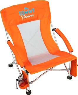 Tommy Bahama Go Everywhere Folding Outdoor Chair, Orange