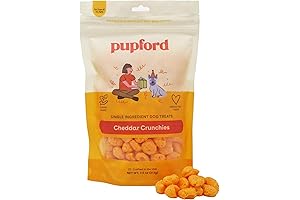 Pupford's Cheese Crunchies: Premium Dog Treats Infused with Real Cheese