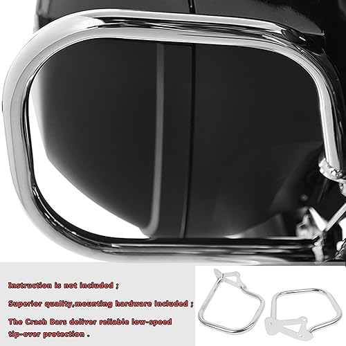 Miniatura 6 de Protector de motor para barras de choque de alforja compatible con BMW K1600GT K1600GTL 2011-2025 Protector de barras de carretera (delantero y