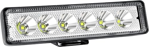 Willpower 1 pieza 18W 15 cm LED Luz de Trabajo Luz de Foco Barra de Luz LED de Fila Única 12V 24V Super Delgada Luces de Conducción Todoterreno