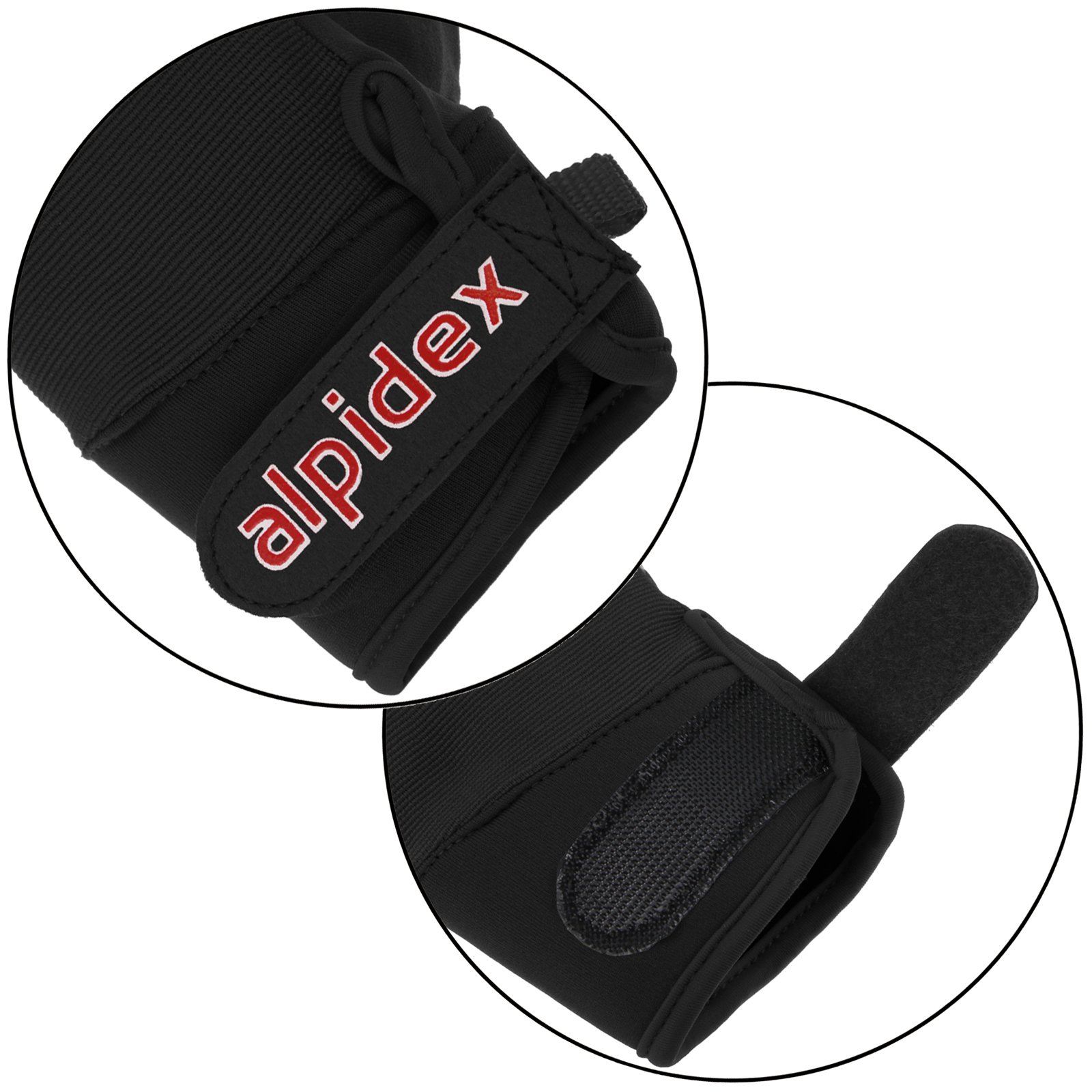 ALPIDEX Guantes de Escalada Unisex de Cuero auténtico