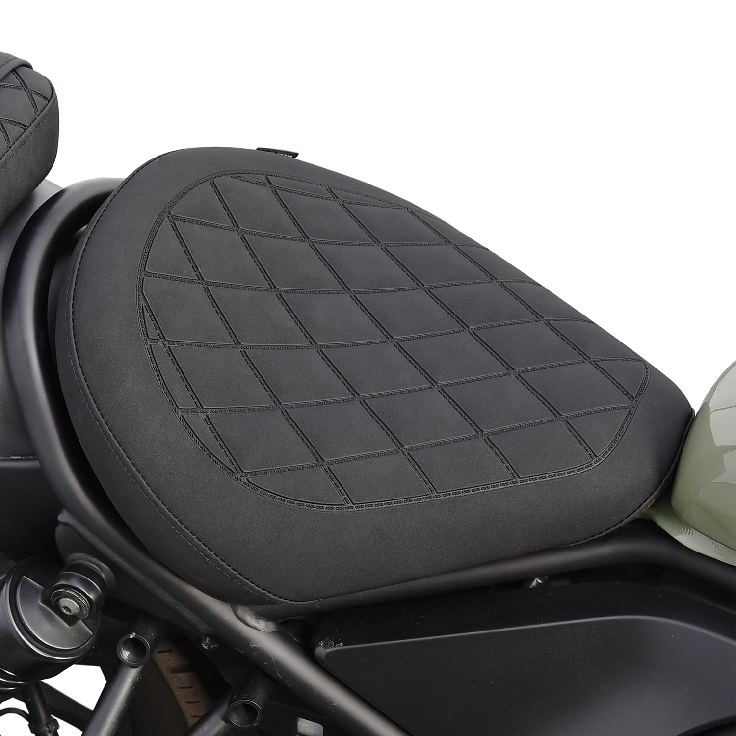 Asiento cómodo para conductor delantero de motocicleta para Rebel CMX 500 300 2017 2018 2019 2020 2021 2022 2023 2024 2025 2026, cojín de sillín individual para piloto, almohadilla para pasajero