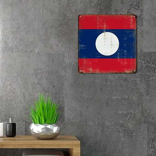 Vista 84 de Letrero de metal con bandera de país internacional, bandera de Polonia, regalo de bandera de Polonia, letreros de aluminio envejecidos