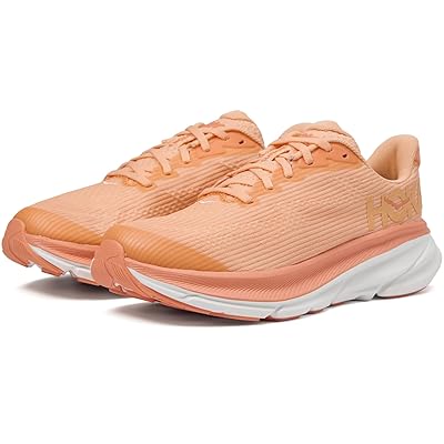 Hoka Kids Clifton 9 (Big Kid) Kids Shoes Cantaloupe/White