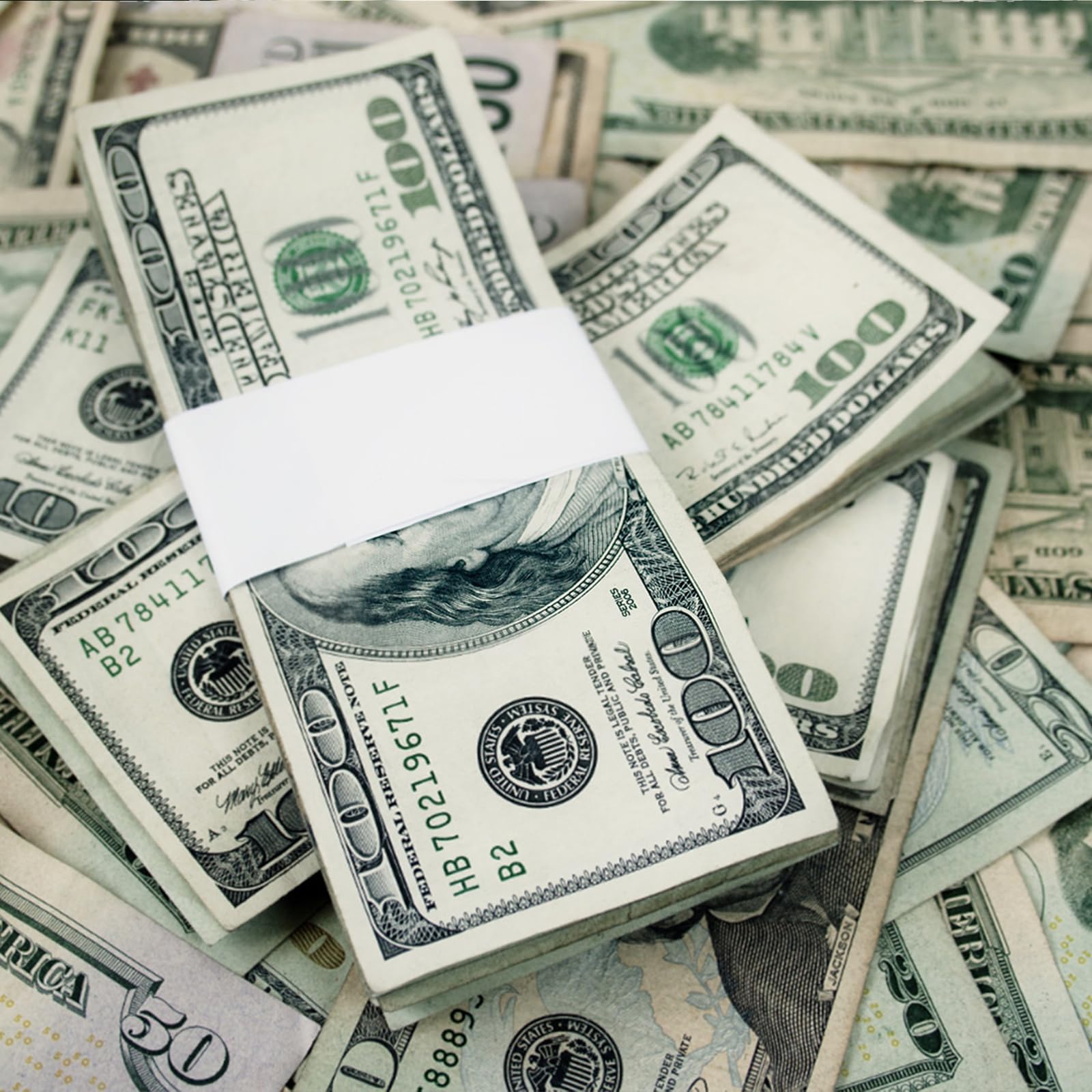 400 Bandas de Dinero En Blanco para Billetes - Banda de Dinero Autoadhesivo - Adecuado para Bancos, Minoristas, Adecuado para GestióN Financiera Y Procesamiento de Efectivo En Varios Entornos