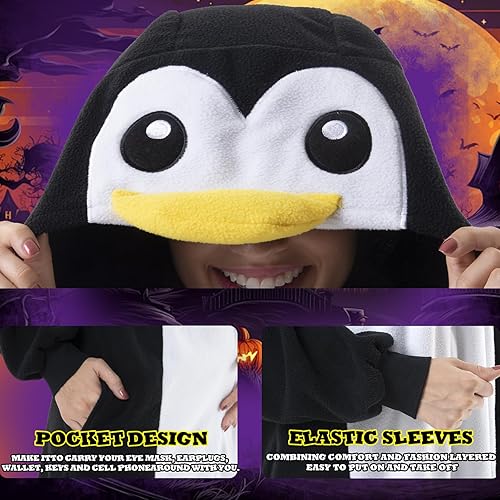 Miniatura 6 de Beauty Shine - Mameluco unisex para adultos, disfraz de personaje de caricaturas para cosplay, Halloween, Navidad, ropa para dormir o estar en casa