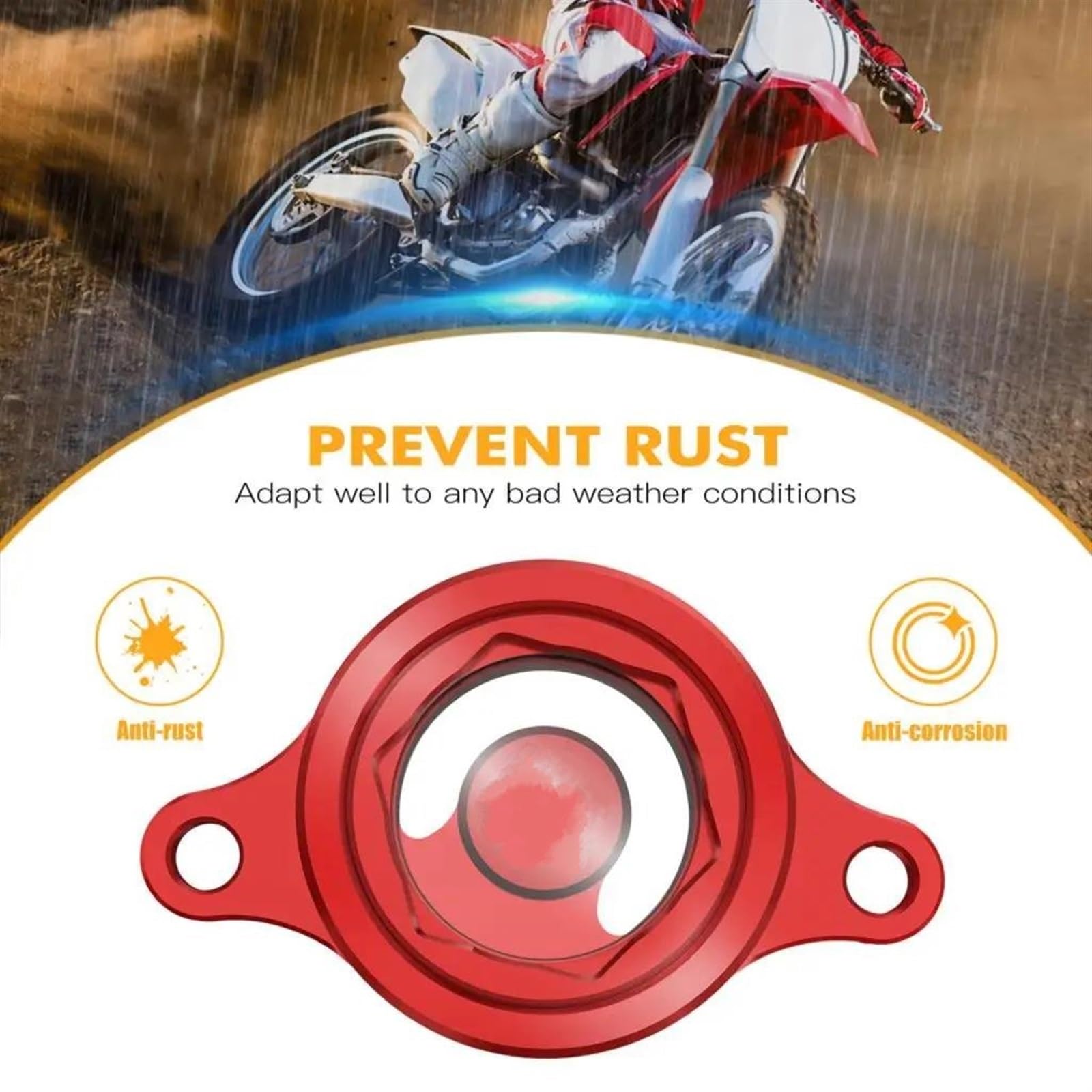 Tapón Aceite Para CRF450R Para CRF 450R 2009-2016 Tapa De Cubierta Transparente De Filtro De Aceite De Motor De Aluminio CNC Tapones Aceite Para Motos
