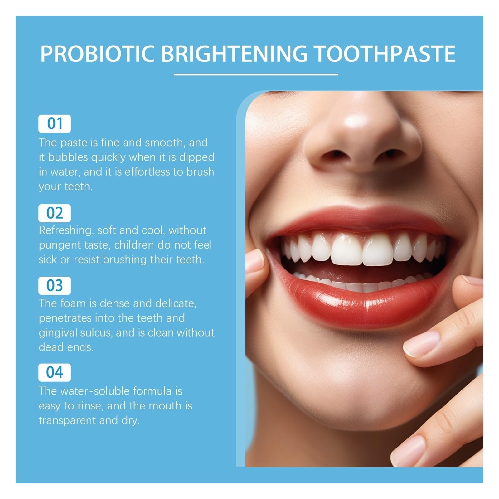 120 g de pasta dientes refrescante: limpia en profundidad | Dejando los dientes claros y radiantes. Espuma rica, sabor fresco y refrescante.(3pcs)