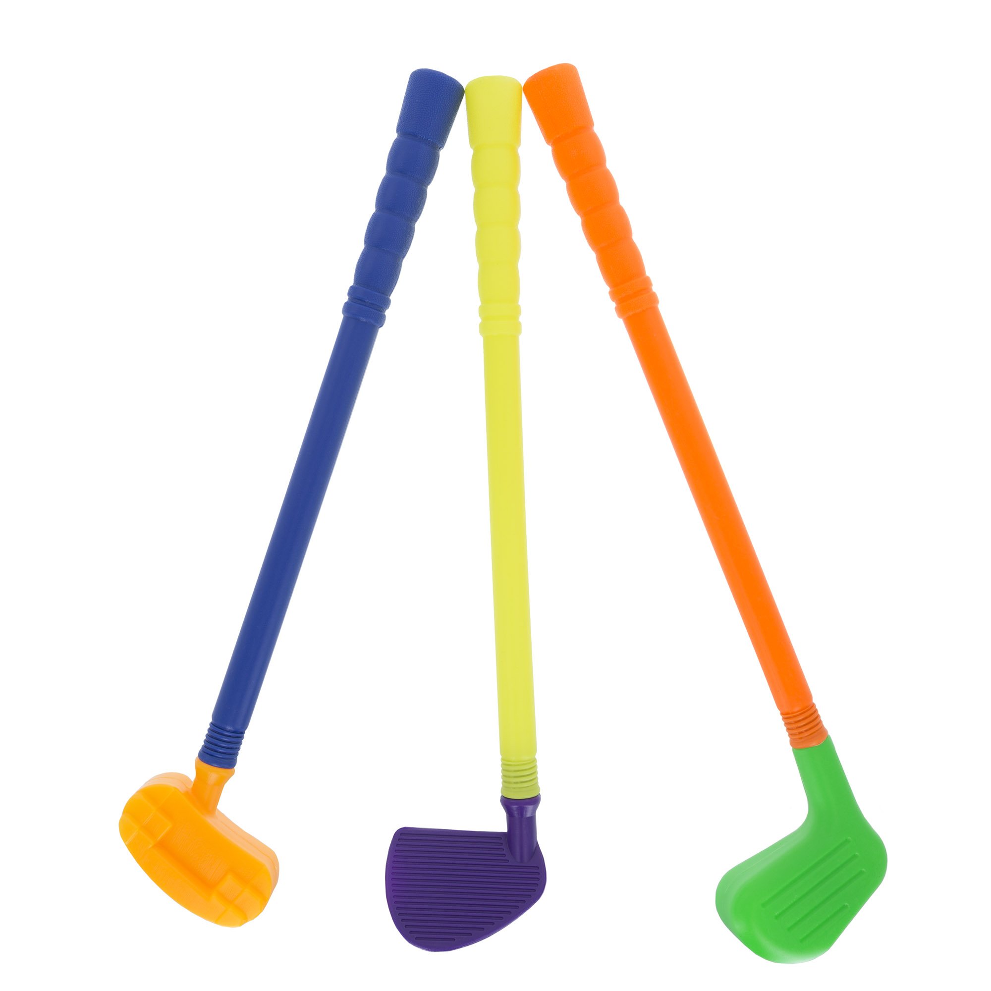 Hey! Play! Toddler Toy Golf Play Set with Plastic Bag, 2 Clubs, 1 Putter, 4 Balls, Putting Cup Indoor or Outdoor Use for Toddlers Boys and Girls - Image 5