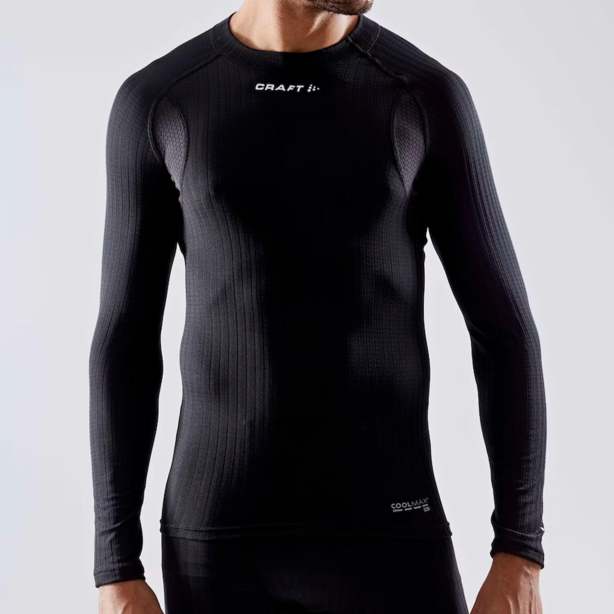 Craft ACTIVE EXTREME X CN LS Baselayer Herren, Activewear für herren Langarm, Waffelstrick-Design, Temperaturmanagement, für kalte Temperaturen, recyceltes Polyester