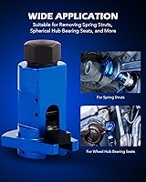 Vista 3 de Herramienta de esparcidor de puntales Orion Motor Tech, herramienta de esparcidor de suspensión universal con enchufe de transmisión de 3/8