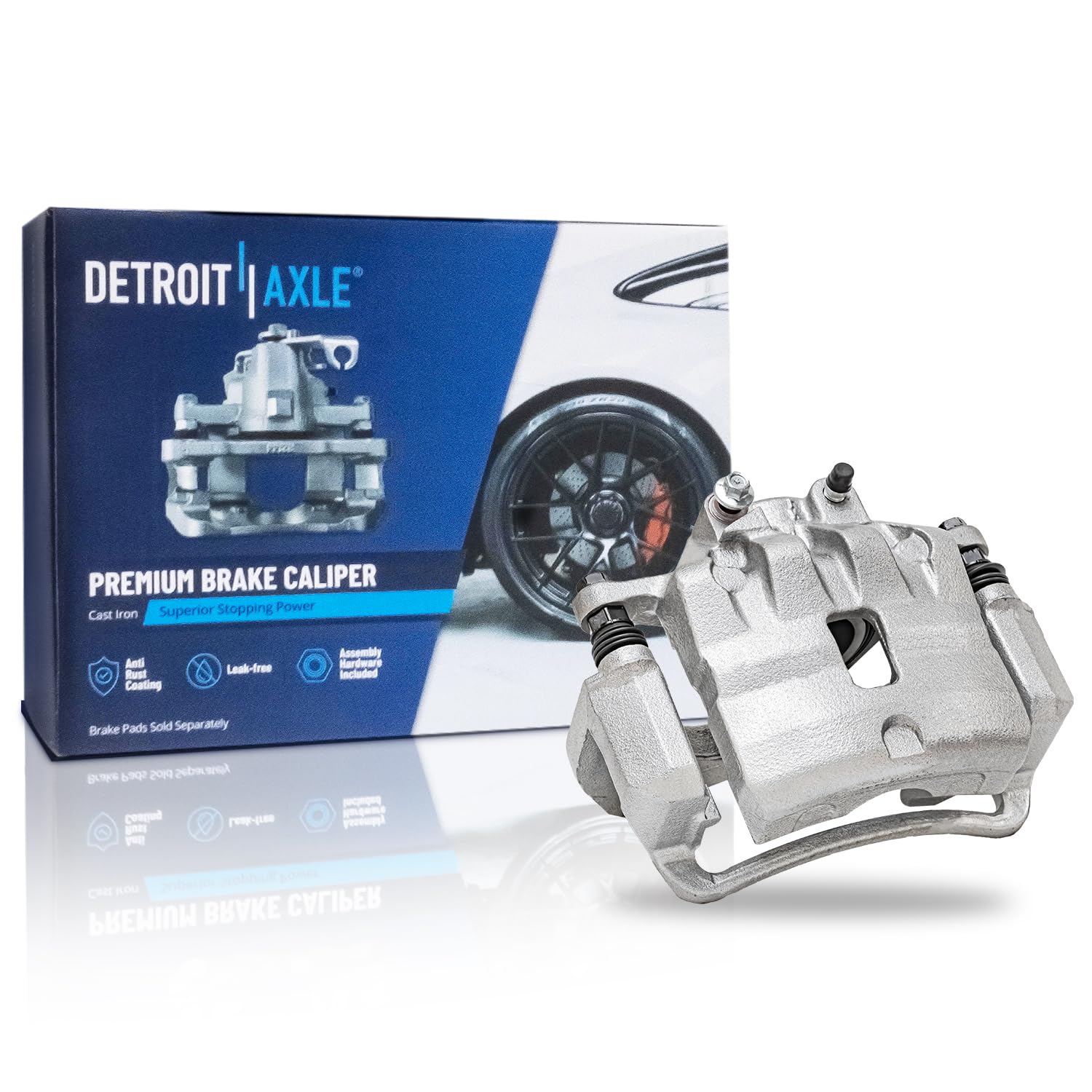 Detroit Axle - Front Left Brake Caliper for Chevrolet Equinox GMC Terrain