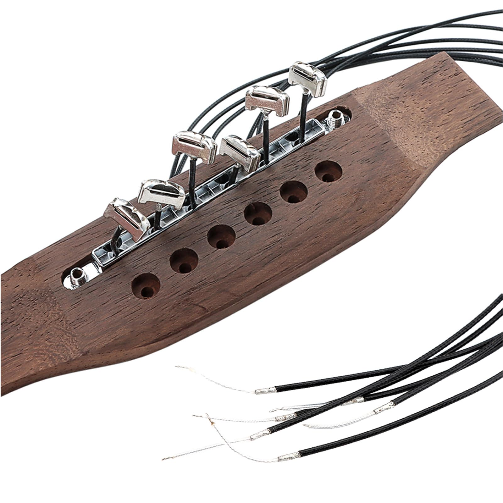Pickup ponte per chitarra acustica ad alte prestazioni adatto per modelli di chitarra a 6 corde con struttura elettrica avanzata