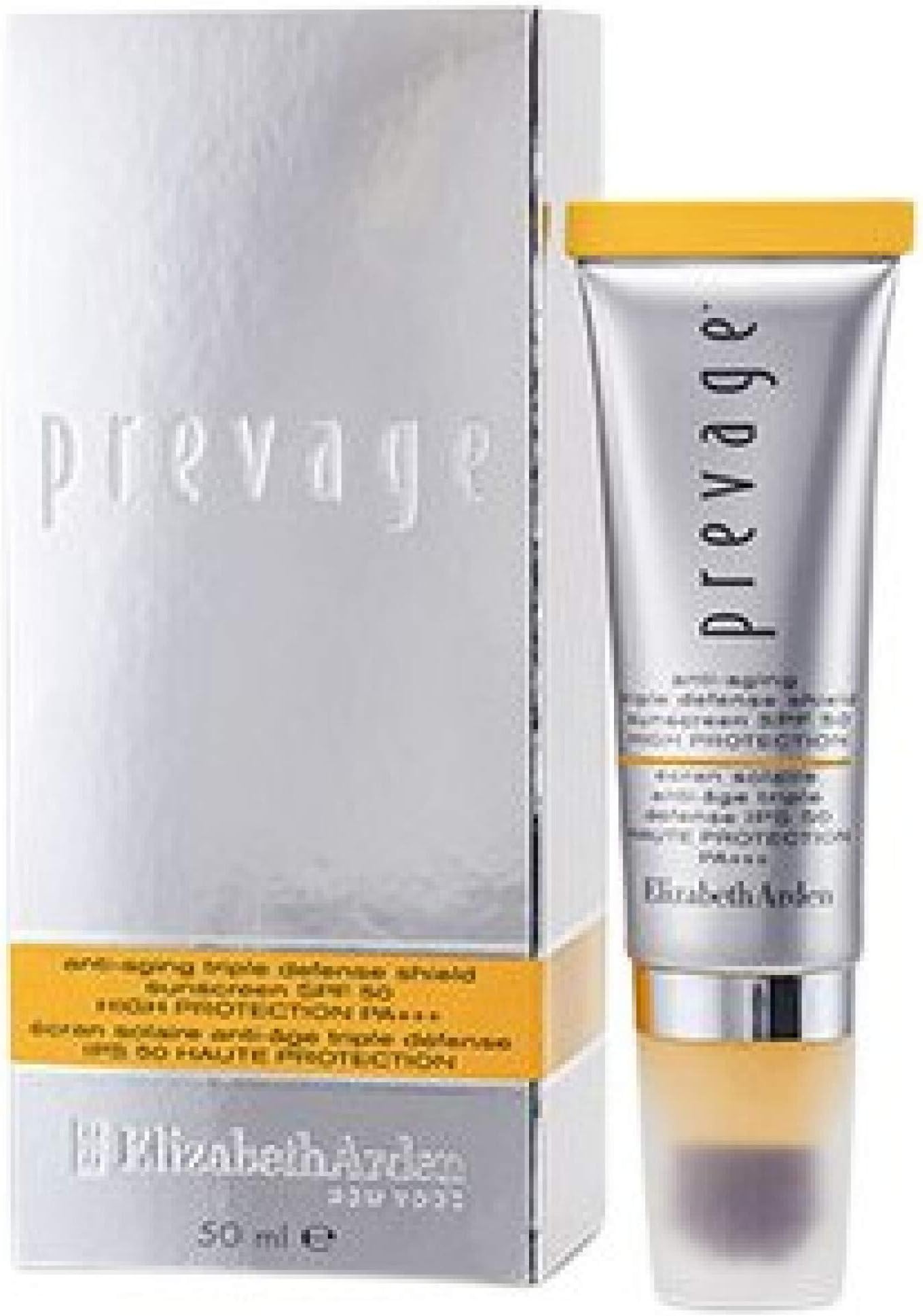 Prevage by Elizabeth Arden Women's Triple Defense Shield SPF50 Sunscreen PA+++ Self-Tanners & Bronzer PREW-TRIPLE-DEFENS-BFAD21-6001