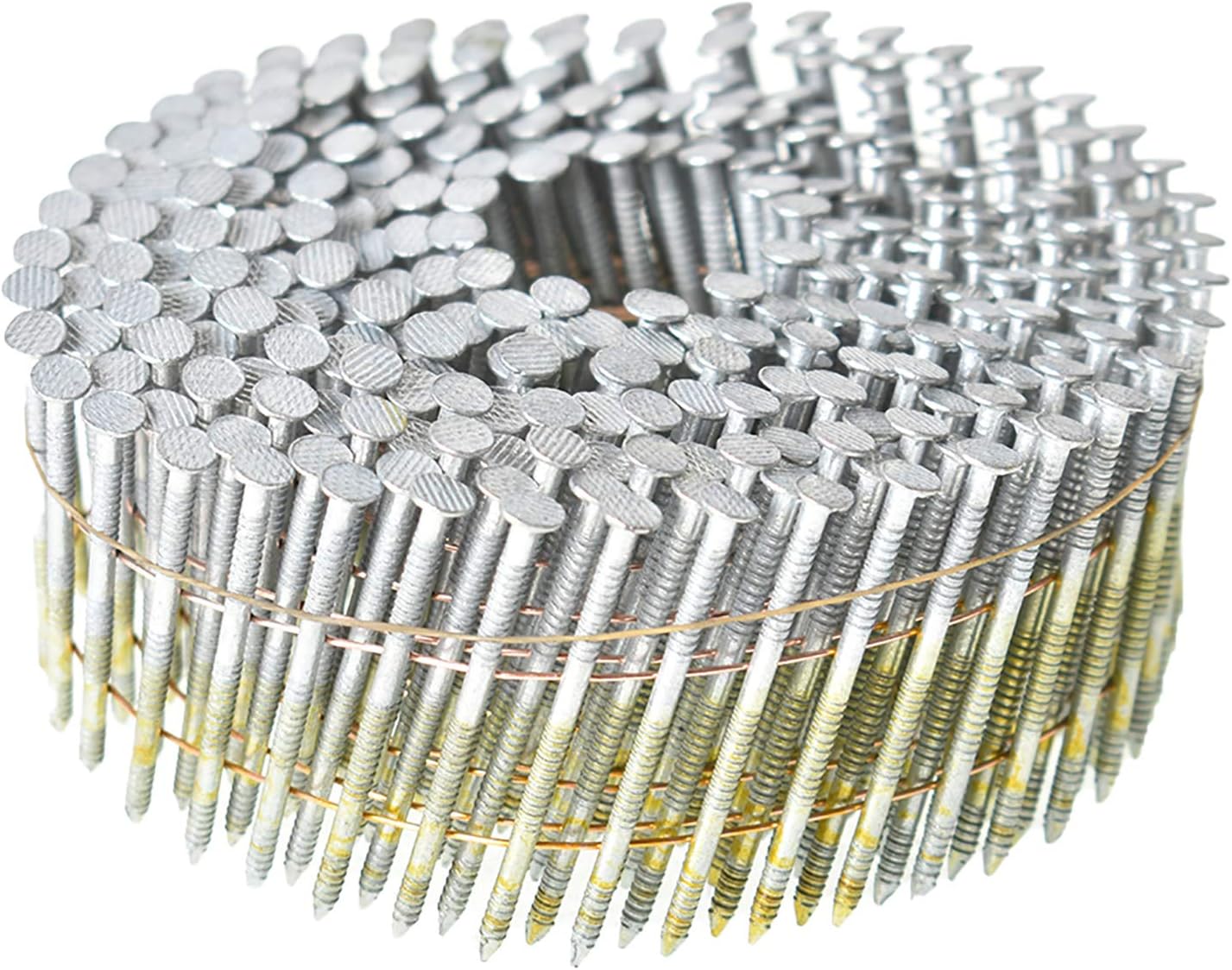 BOSTITCH Siding Nails, Wire Collated Coil, Thickcoat Galvanized, Round