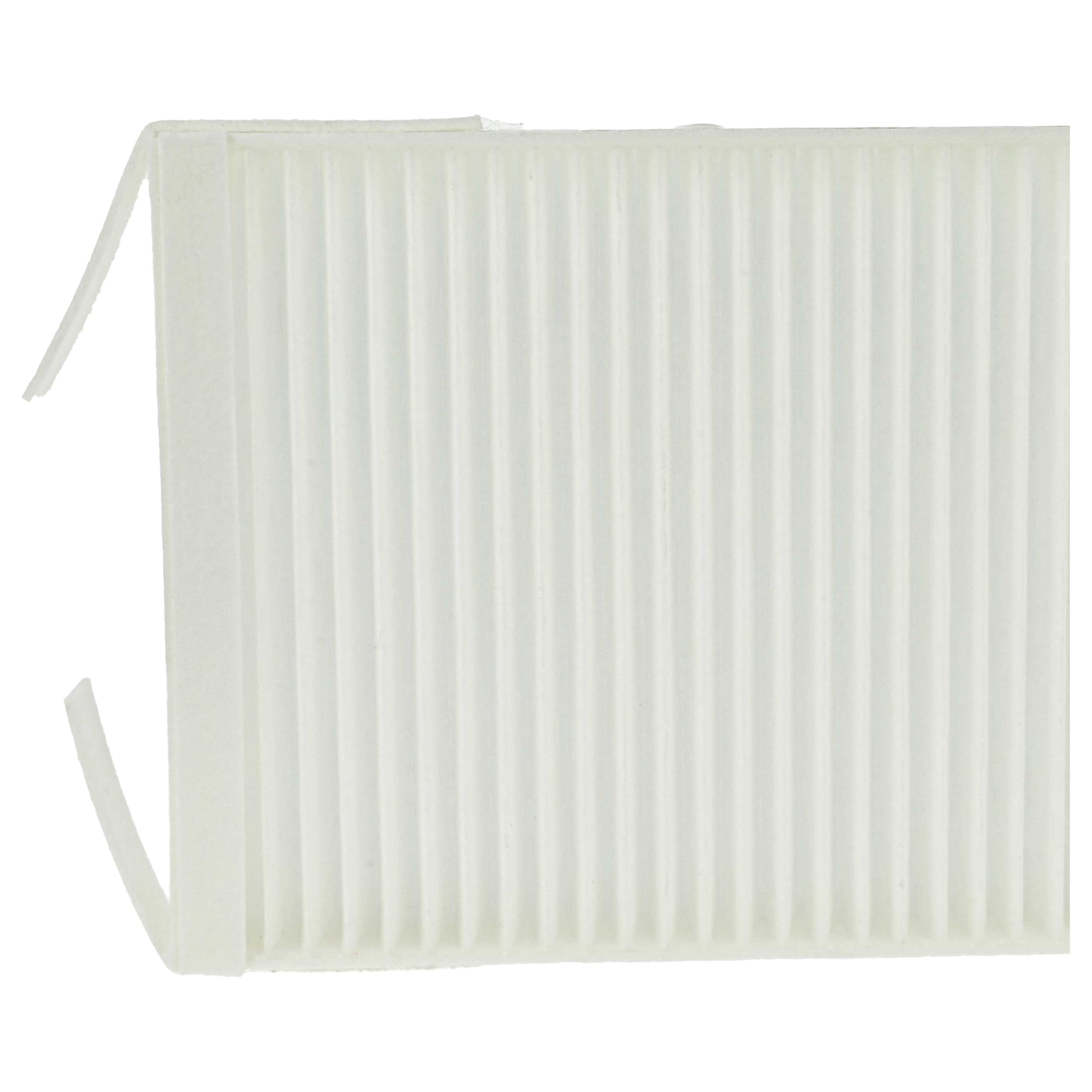 vhbw Zestaw filtrów kompatybilny z urządzeniem wentylacyjnym Zehnder ComfoSpot 50, filtr powietrza G4/F7 (4 sztuki), 18 x 12 x 4 cm, biały