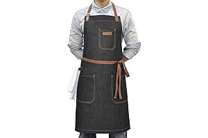 Denim Chef Apron: Elevate Your Kitchen Style and Functionality
