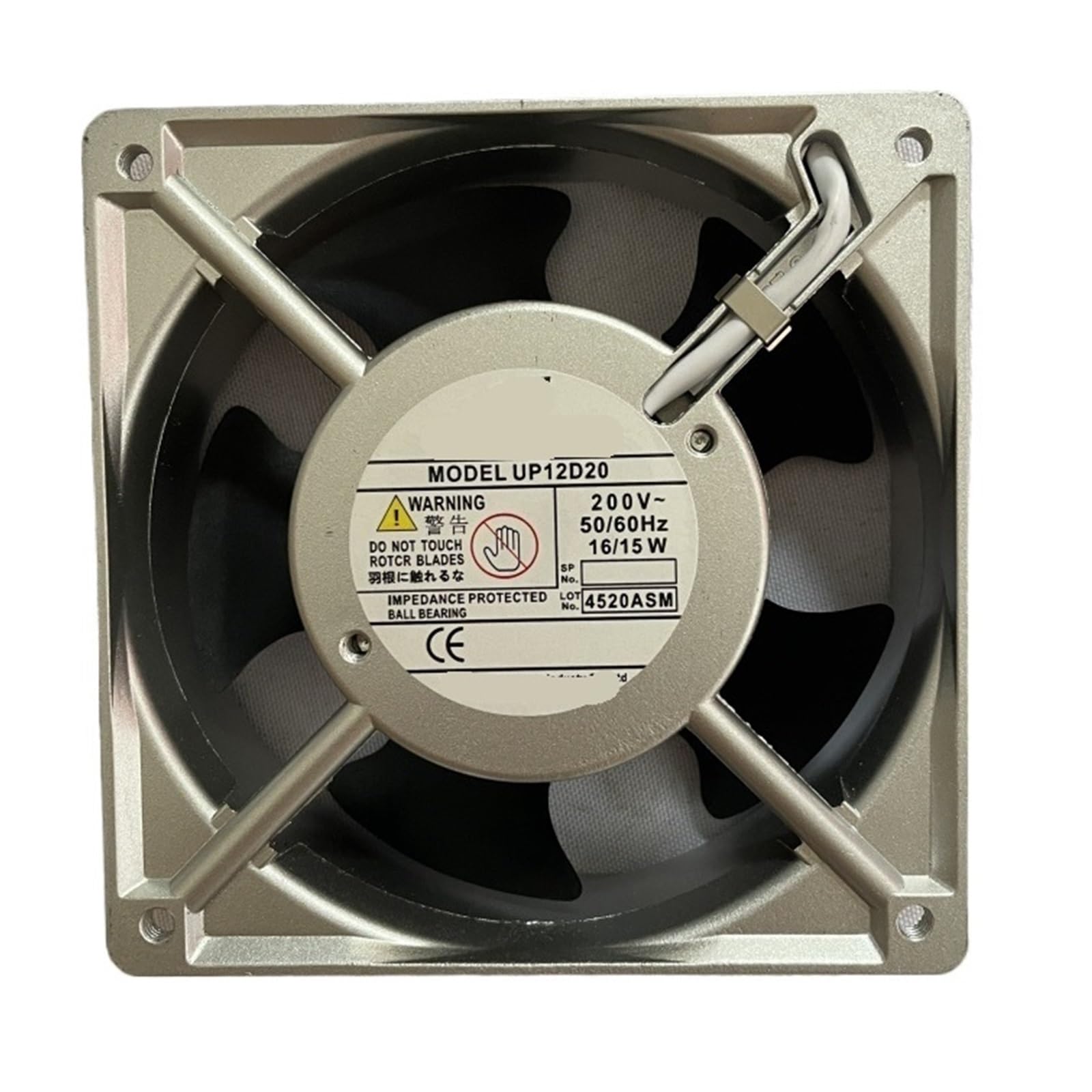 YMUGUEGH UP12D20 200V cooling fan 0.06A 120x120x38MM 67.1CFM 1238 fan 12cm
