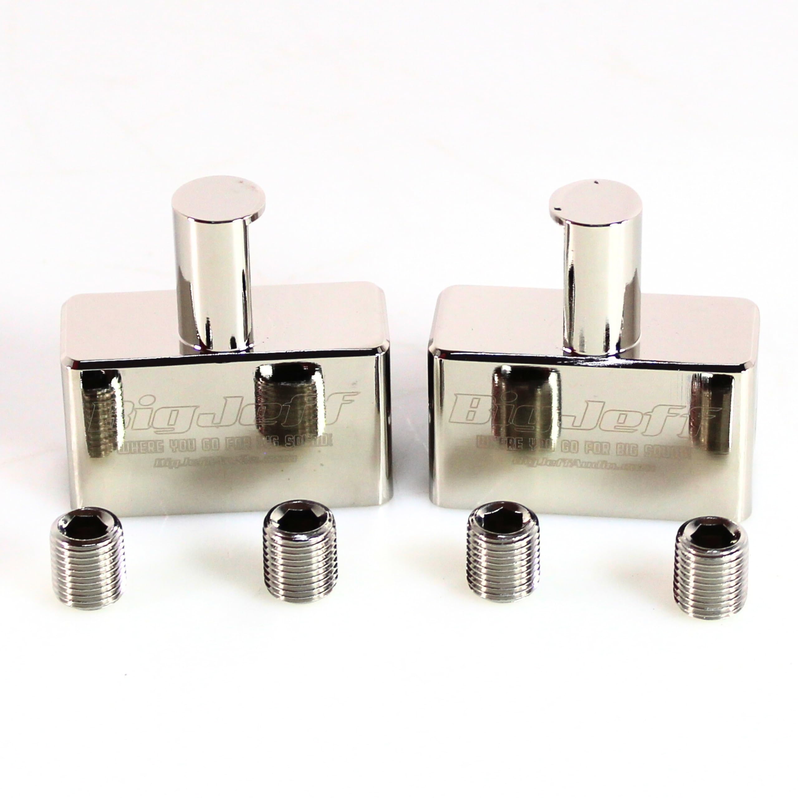 Big Jeff Audio Pair of Dual 0 Gauge to Single 1/0 Gauge Amplifier Input Adapters