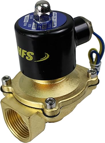 Miniatura 3 de HFS válvula solenoide eléctrica 110 vatios Ac o 12 vatios Dc para agua, aire, gas, combustibles Nc - 14, 12, 34 pulgadas, 1 pulgada NPT disponible,