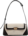 Petit sac à épaule pour femmes en cuir Mini Sac à main avec fermeture en boucle