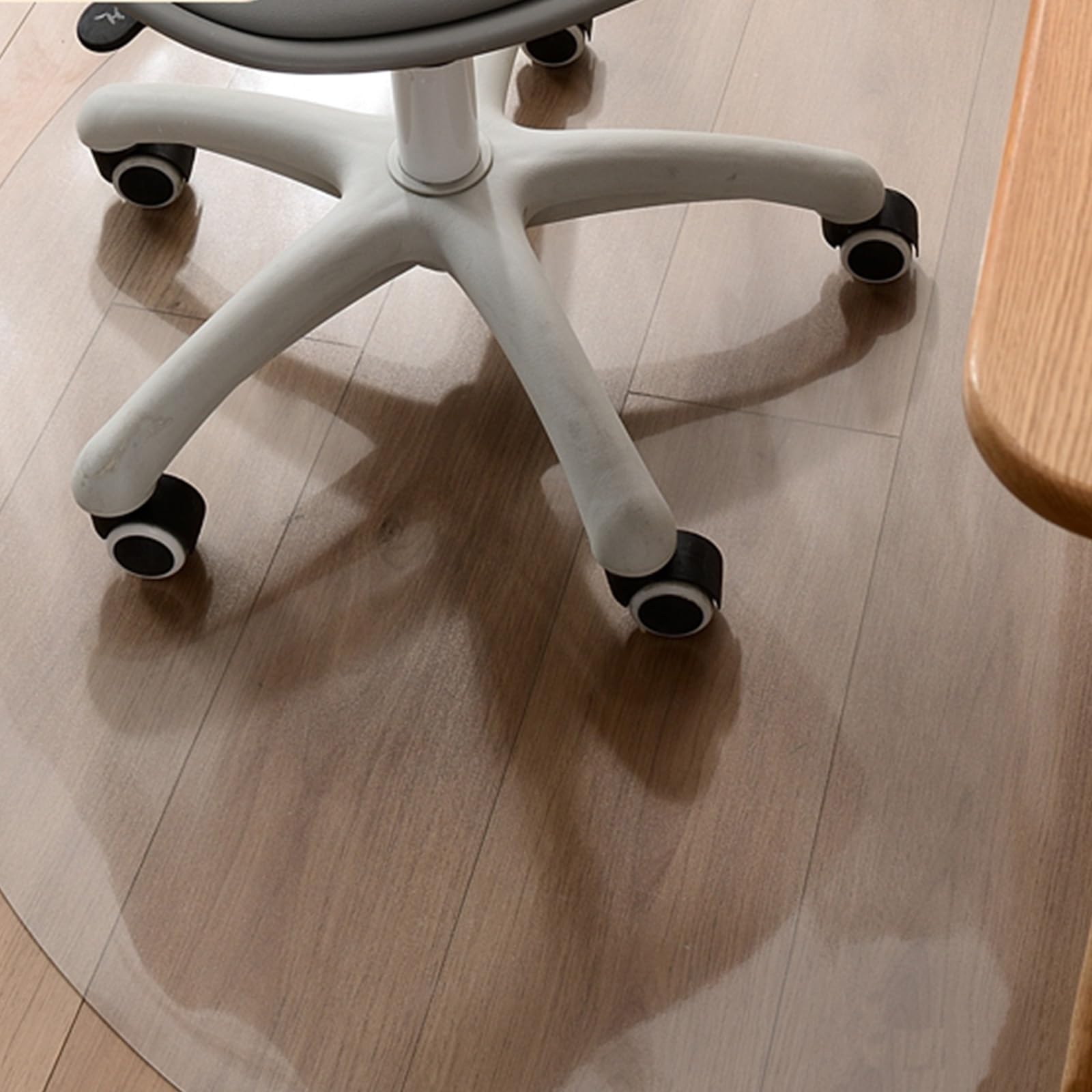Thickness 0 08in 0 06in Clear Floor Protector Mat for Coffee Table Frosted PVC Rolling Chair Mat for