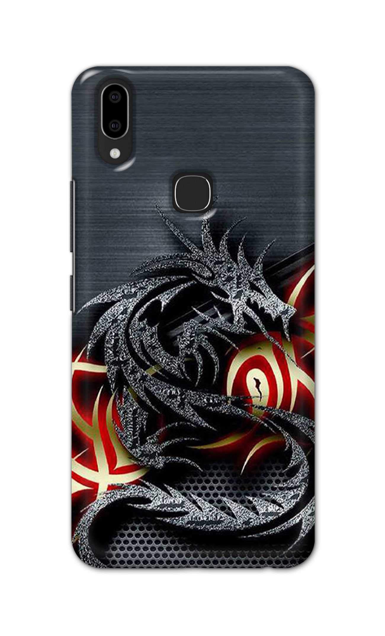 NalamiCases Fiery Dragon Chinese Extinct Fearceful Hard Printed Designer Case for Vivo V9 Back Cover DNL1007