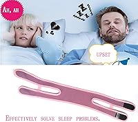 Vista 6 de Correa de barbilla antironquidos, correa de soporte de mandíbula, correas ajustables y cómodas para la barbilla, dispositivos antironquidos