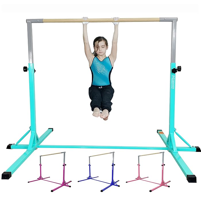 Buy FCfuncheer Expandable Gymnastics kip bar with Fiberglass Cross bar