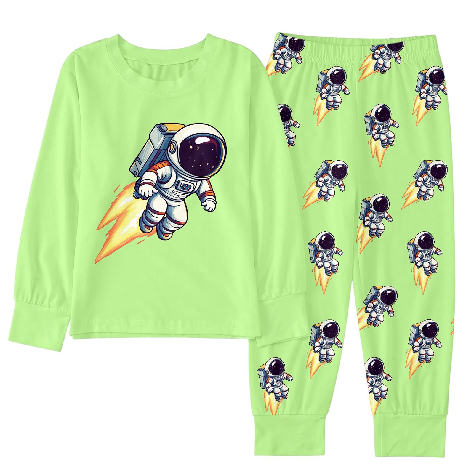 Conjunto de ropa para niños de invierno con estampado de astronauta #216 3