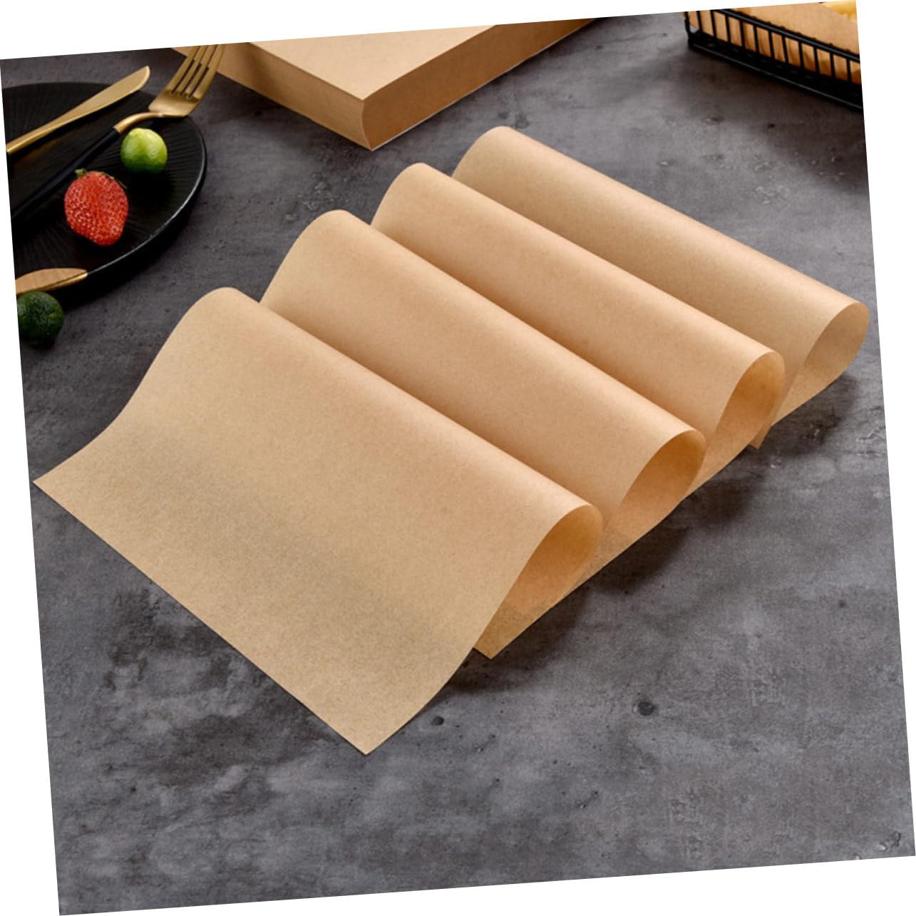 Carta Assorbente per Fritti Color Cachi in Carta Kraft 500 Fogli
