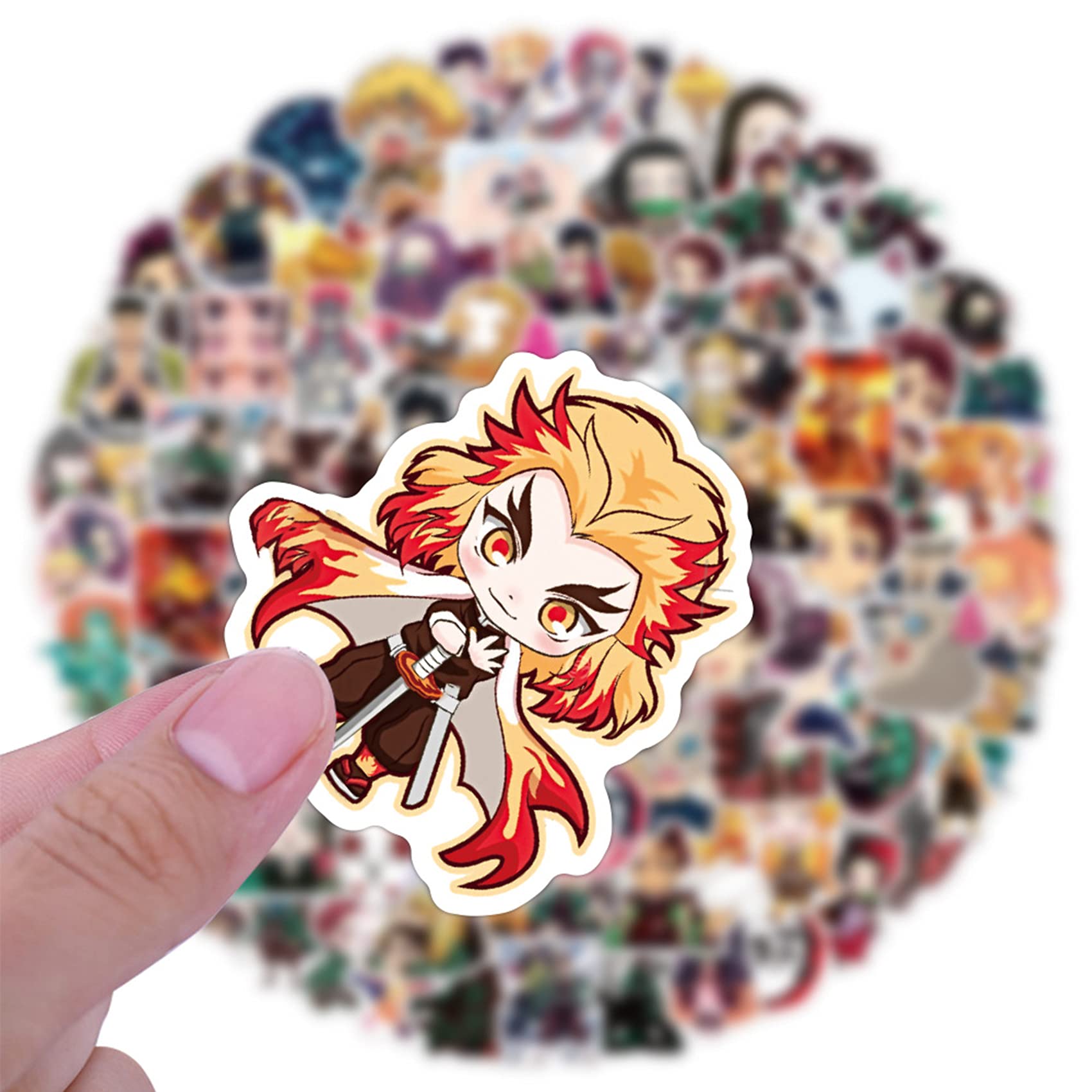 200pcs Demon Slayer Stickers Mugen Train Sticker Pack Demon Slayer 
