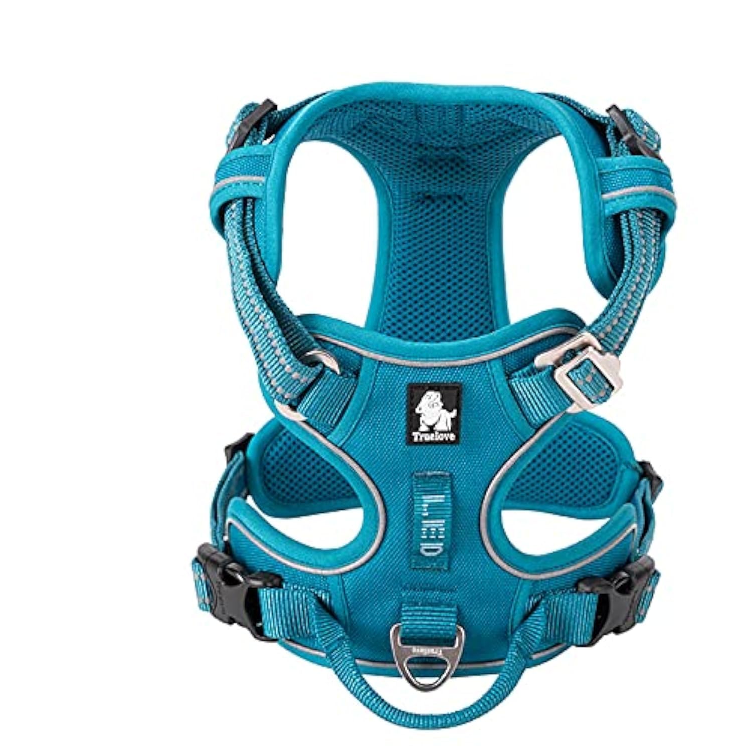 WINHYEPET True Love Harnais pour Chien No Pull Nylon Souple Réfléchissant Réglable pour Petit et Grand Animal Facile à Mettre Réglable avec Harnais pour Chien TLH56512