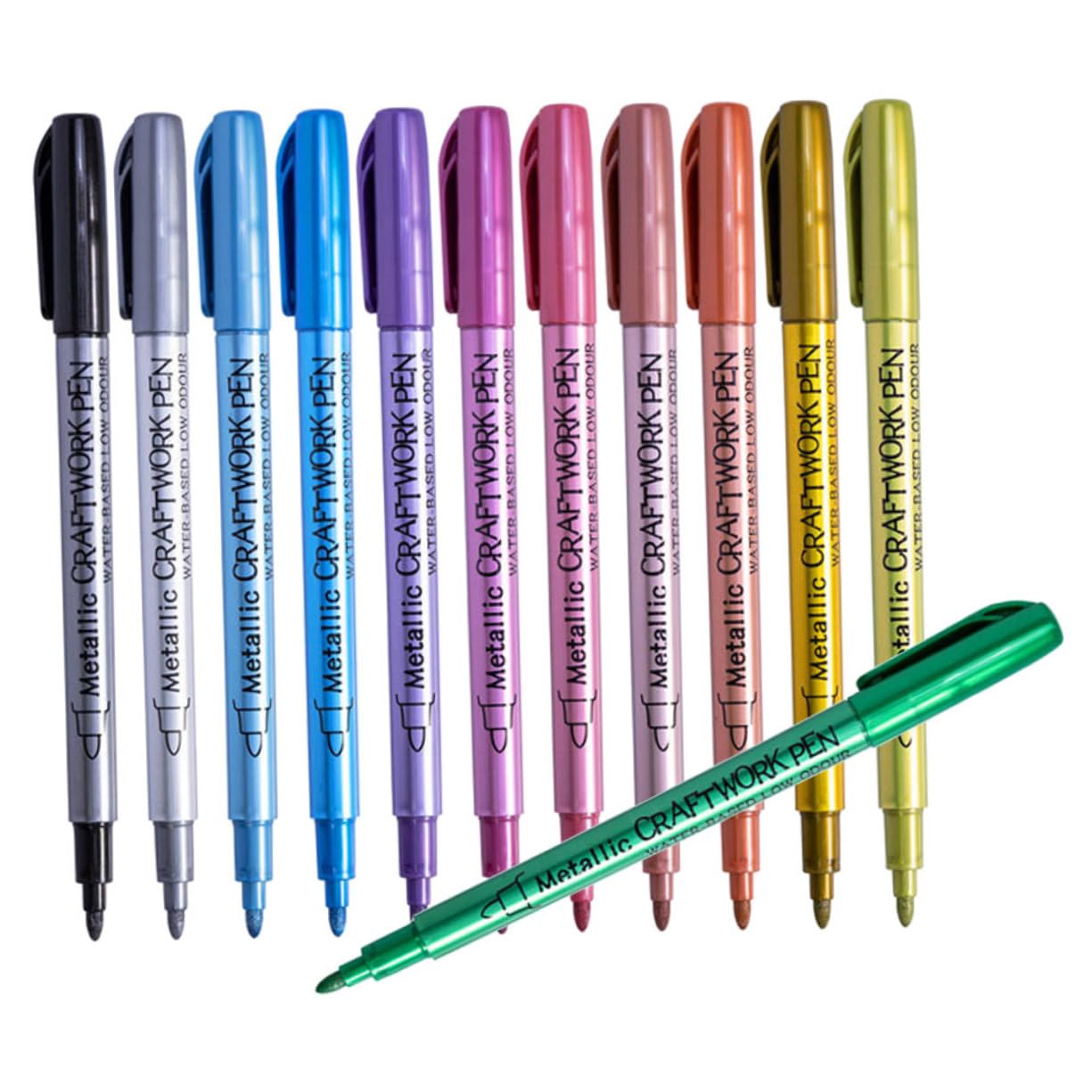 Tofficu 3 Juegos Bolígrafo Metálico Con Pintura Marcadores De Pintura Para Metal Rotuladores De Rotuladores De Neumáticos Pluma De El Plastico 12 Uds * 3