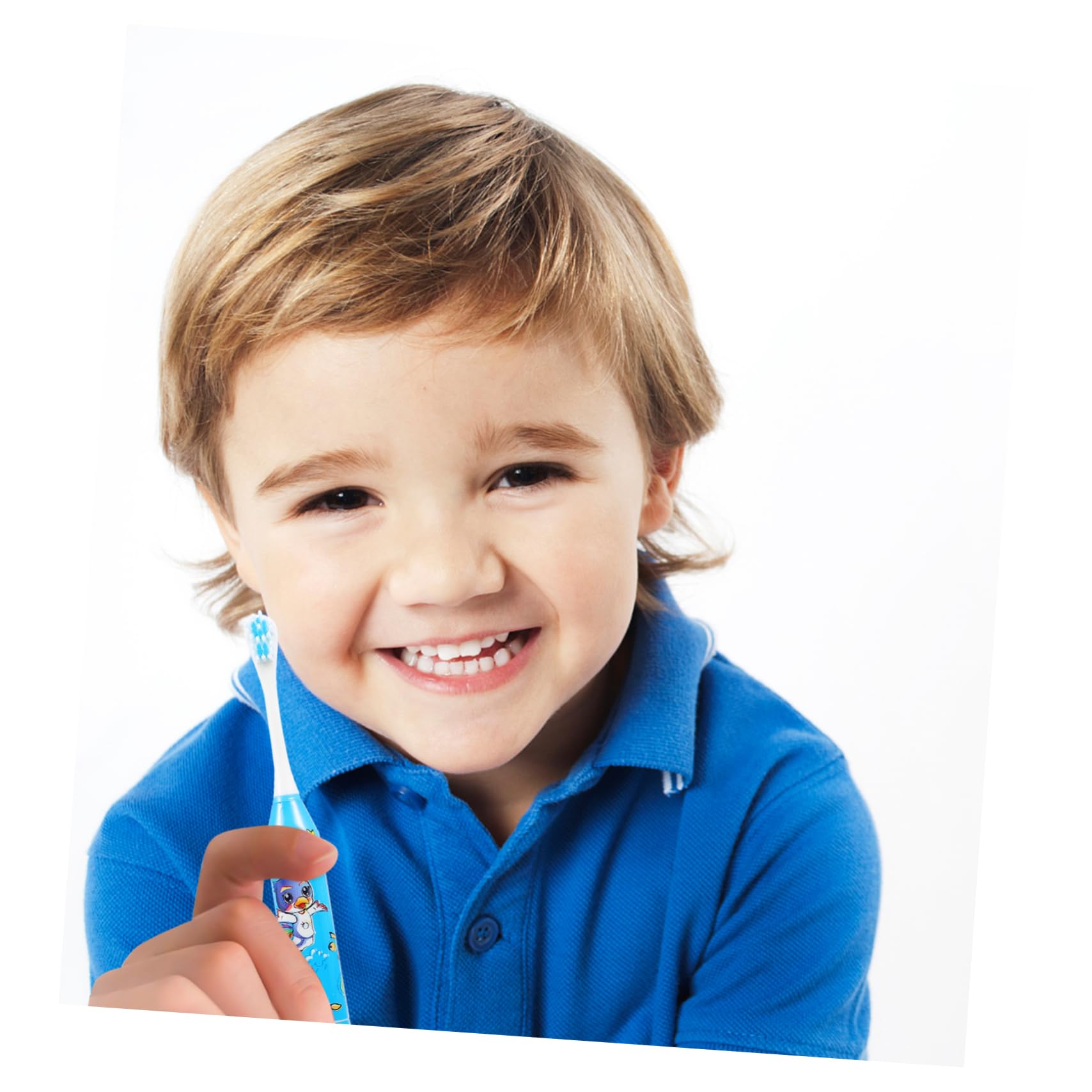 Mobestech 8pezzi Spazzolino Elettrico Per Design e Portatile Pulizia Profonda e Per Rimuovere Placca e Macchie Materiale Sicuro Per Gengive Sensibili Facile Da Usare e Divertente Per Piccoli