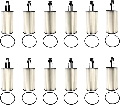 OEMASSIVE 12 filtros de aceite de motor para Mercedes Benz C CL CLS E GL GLK ML R S Class C300 CL550 CLS400 E300 GL450 GLC43AMG GLE350 GLK350 GLS450