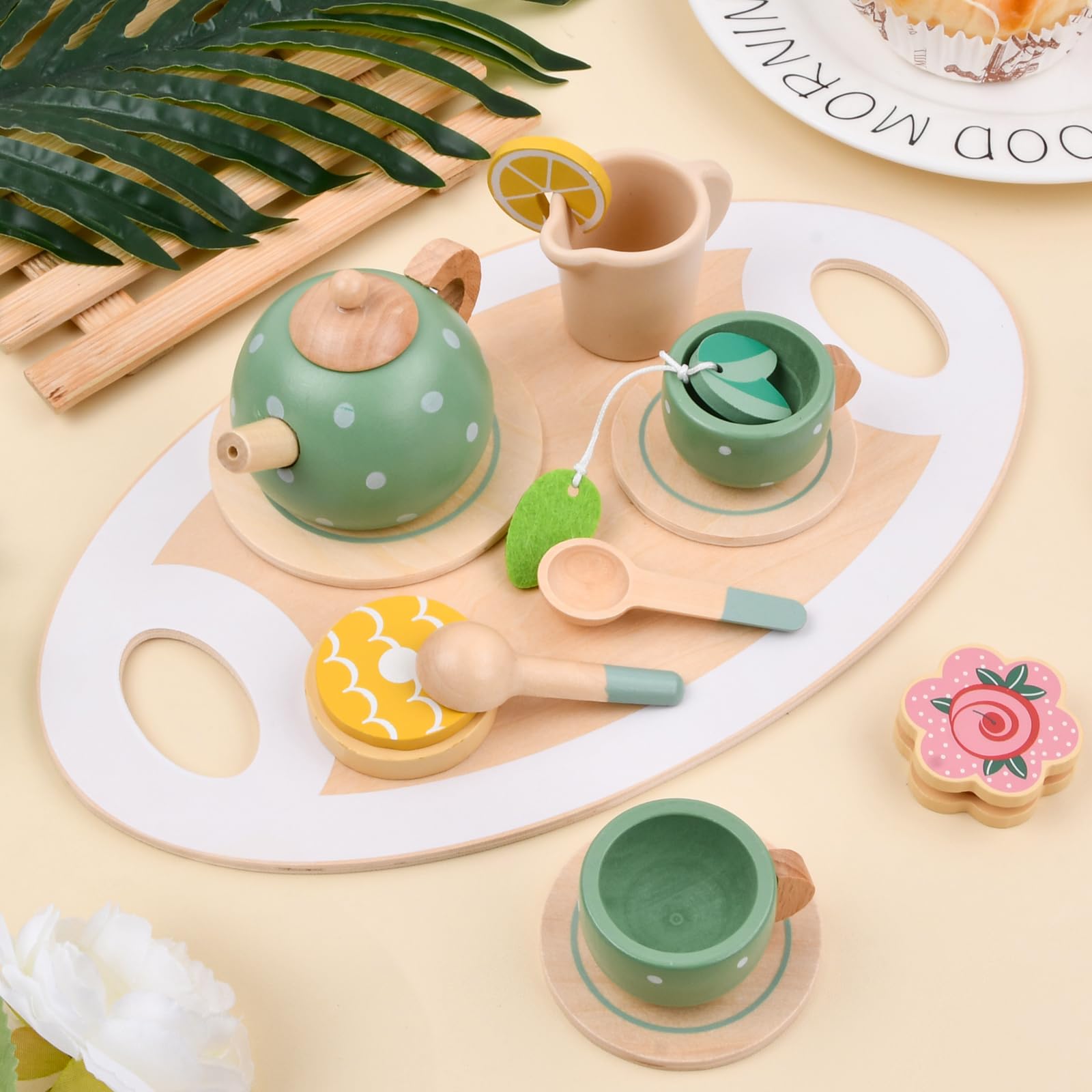 Juego De Te Infantil Juego De Tu00e9 De Madera Para Niu00f1as