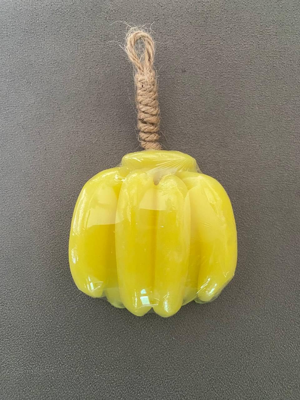CESITRA Decorative Banana Shaped Natural Handmade Soap Bar with Rope,(pack of 2) (YELLOW SOAP BANANA) 3