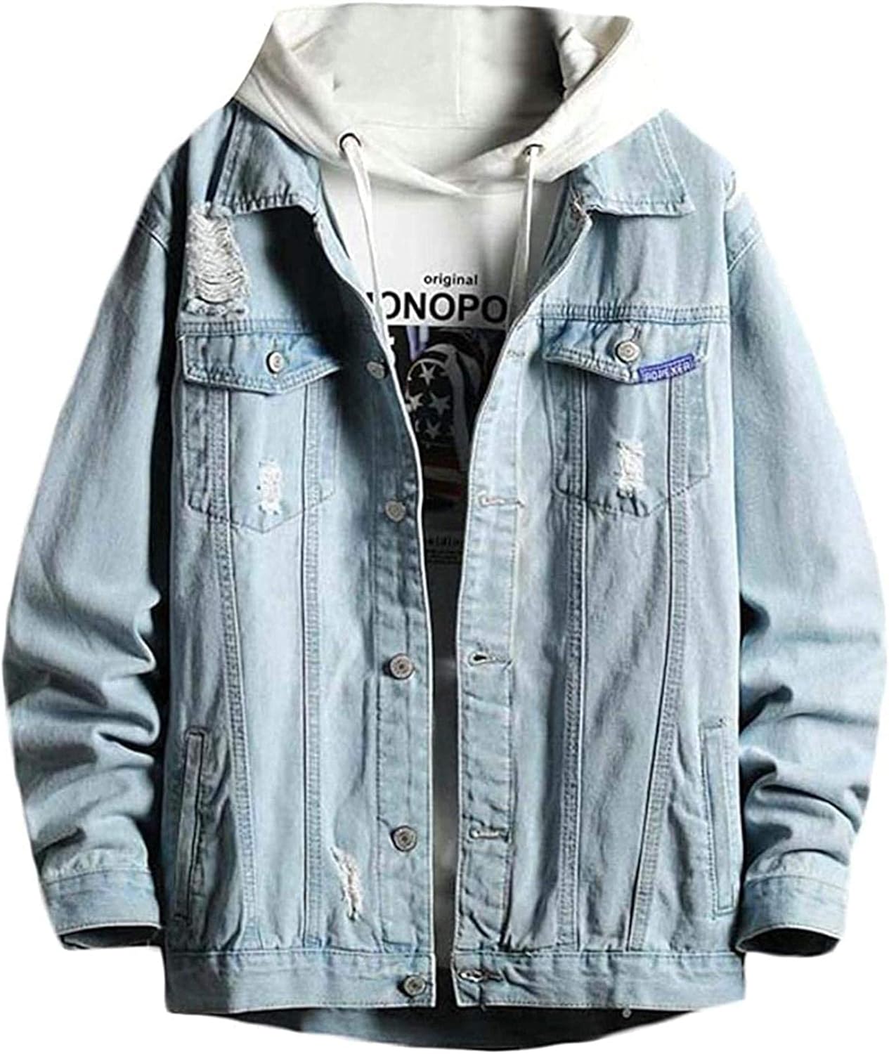 ripped trucker jacket